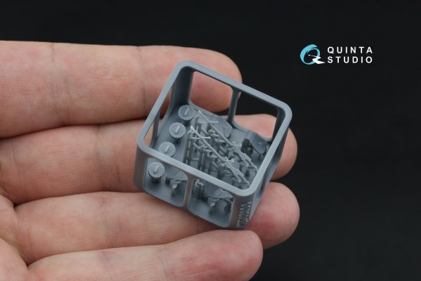 Quinta Studio QD+48582 Westland Lysander Mk.I 3D-Printed &amp; coloured Interior on decal paper (Airfix) (with 3D-printed resin parts) 1/48