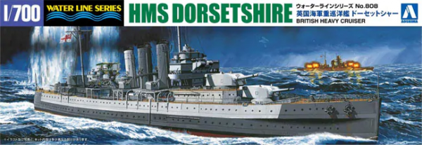 Aoshima 05269 British Heavy Cruiser HMS Dorsetshire 1/700