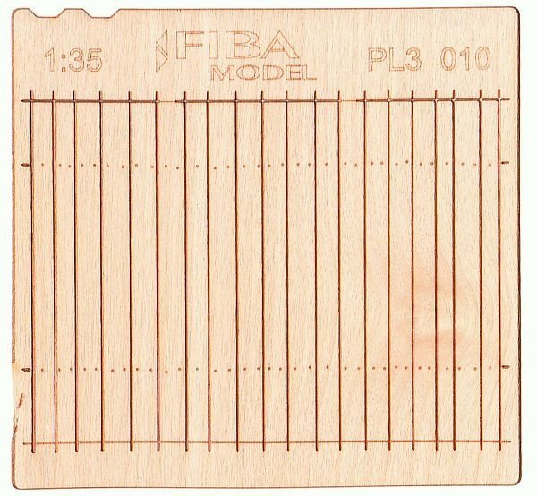 Model scene PL3-010 Wooden fence type 10 Drewniany płot 1/35