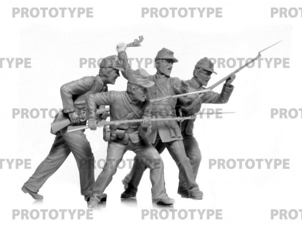 ICM 35023 American Civil War Union Infantry. Set #2 1/35