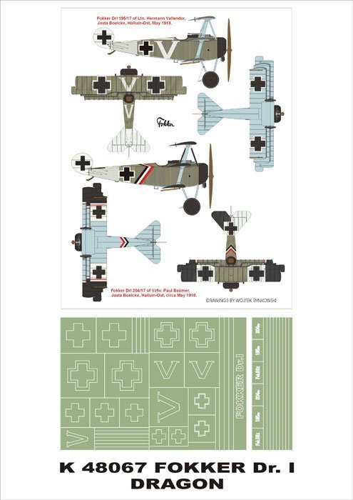 Montex K48067 Fokker Dr I 1/48