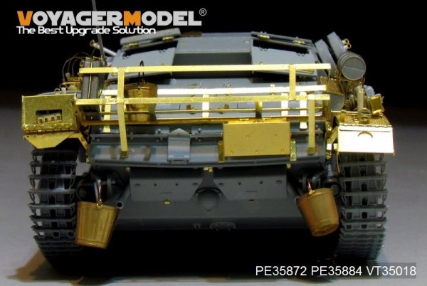 Voyager Model PE35872 WWII German StuG.III Ausf.C/D Africa troop Basic for DRAGON 1/35
