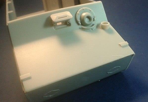 Panzer Art RE35-449 KW-1&amp;2 front armor plate with driver flap 1/35