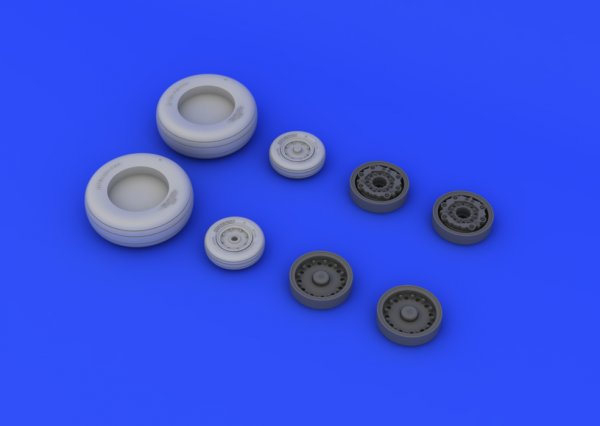 Eduard 648193 A-6 wheels 1/48 (HOBBY BOSS)