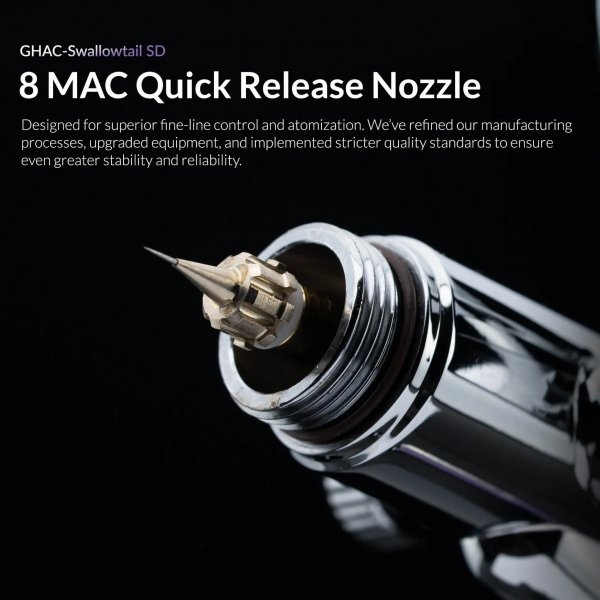 Gaahleri 43011 Ace Series GHAC-Swallowtail SD 0,28 &amp; 0,5 mm Airbrush