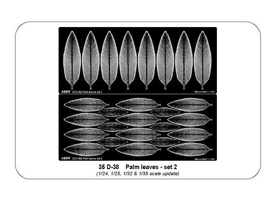 Aber 35D38 Palm leaves – set 2 (1:35)