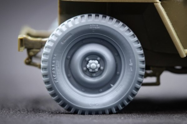 ScaleX WW 35001S U.S WiLLYSMB Sagged wheel set (Universal) 1/35