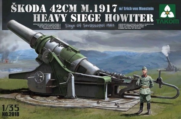 Takom 2018 SKODA 42CM M.1917 HEAVY SIEGE HOWITZER