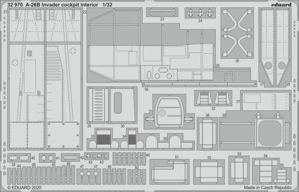 Eduard BIG33119 A-26B Invader part I 1/32 HOBBY BOSS