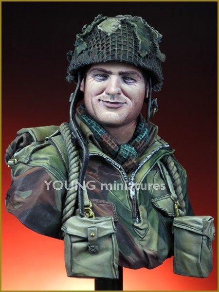 oung Miniatures YM1834 British Paratrooper Northwest Europe WWII 1/10