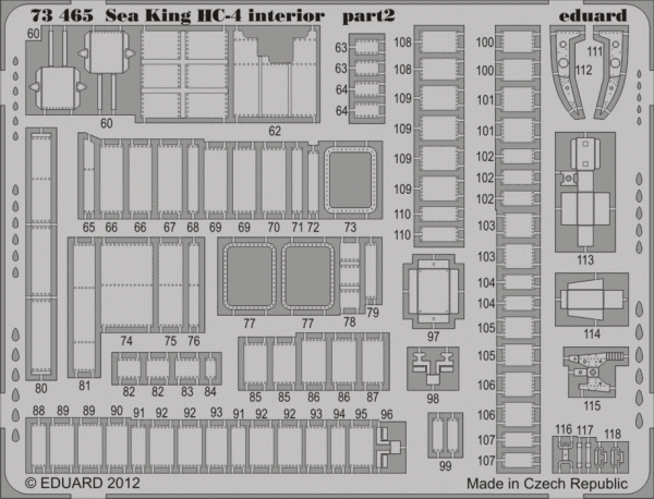 Eduard 73465 Sea King HC-4 S. A. 1/72 ITALERI