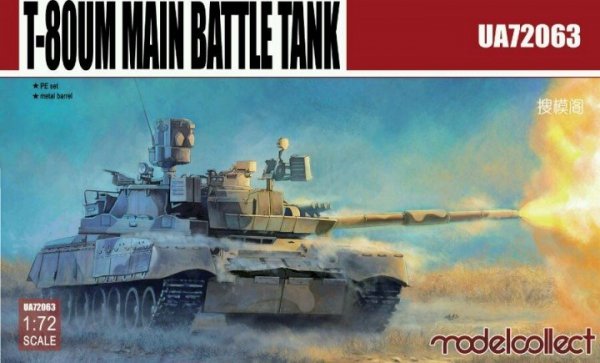 Modelcollect UA72063 T-80UM Main Battle Tank 1/72