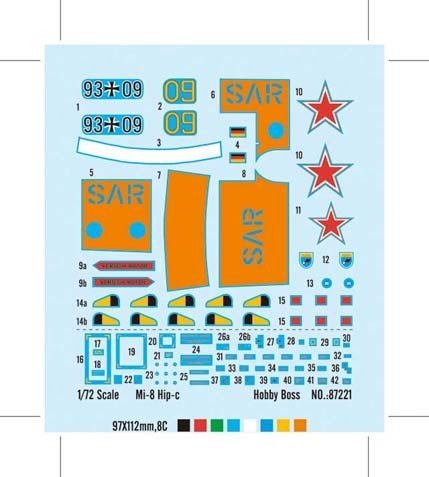 Hobby Boss 87221 Mi-8T Hip-C (1:72)