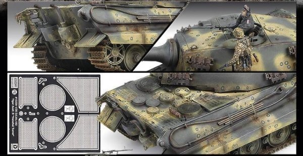 Academy 13229 German King Tiger Last Production (1:35)