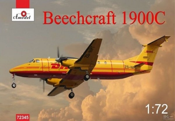 A-Model 72345 Beech 1900C DHL 1:72