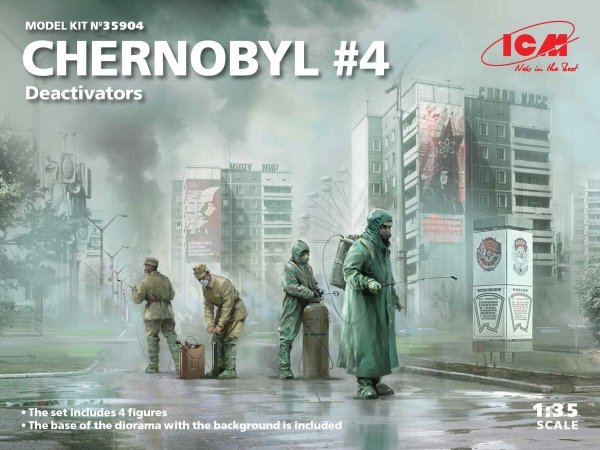 ICM 35904 Chernobyl 4 Deactivators 1/35