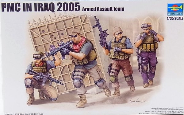 Trumpeter 00419 PMC in Iraq 2005-Armed Assault Team (1:35)