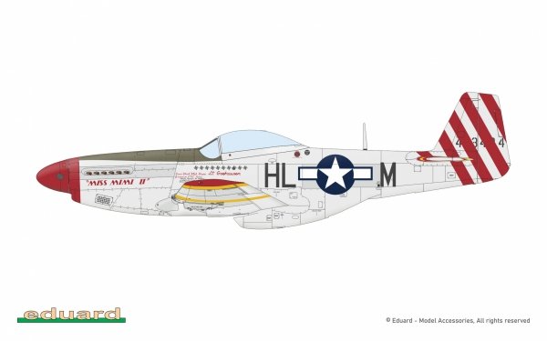 Eduard 7476 P-51D-5 Mustang Weekend Edition 1/72
