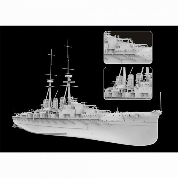 Kajika KM70001U IJN Battlecruiser Kongo 1914 ULTIMATE Edition 1/700