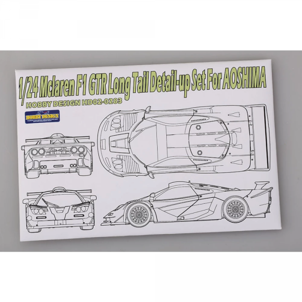 Hobby Design HD02-0283 McLaren F1 GTR Long Tail Detail-up Set for Aoshima kit 1/24