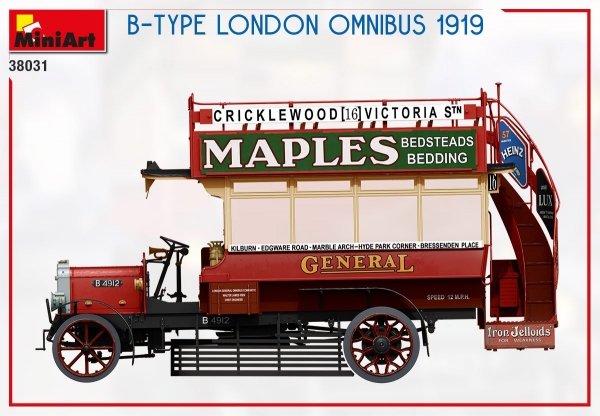 MiniArt 38031 B-TYPE LONDON OMNIBUS 1919 1/35