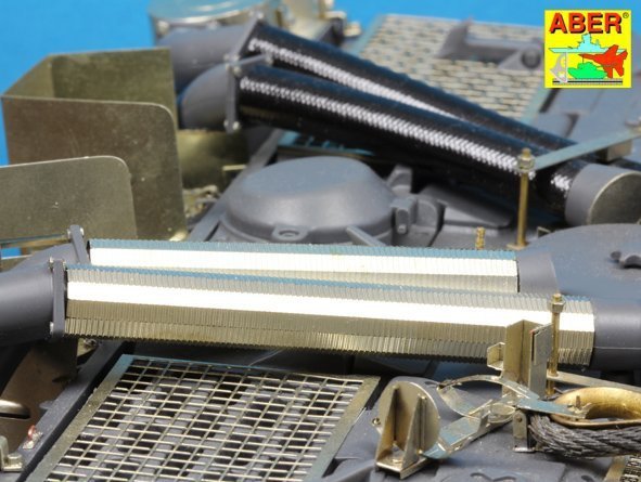 Aber 16031 Feifel air cleaners tubes for early Tiger I (1:16)