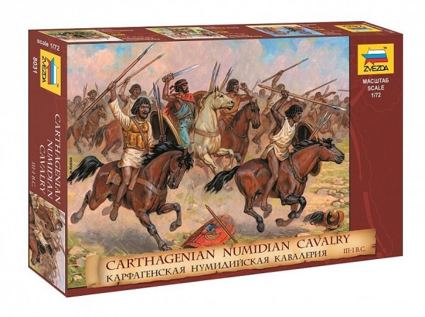 Zvezda 8031 Carthagenian numidian cavalery 1/72