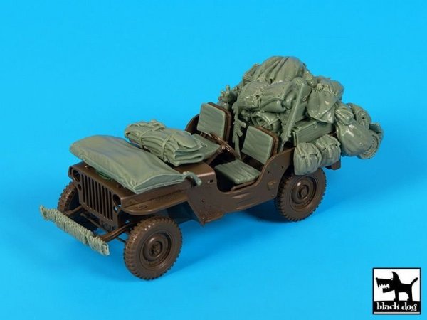 Black Dog T35221 US Jeep accessories set 1/35