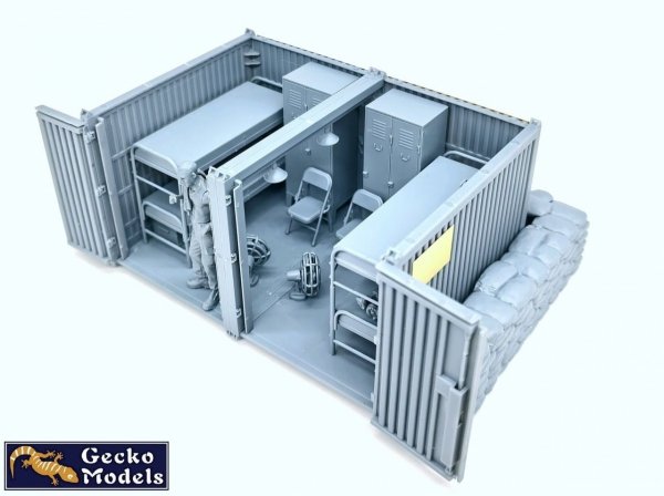 Gecko Models 35GM0116 US Army Base Temporary Dormitories in (Vietnam War Era) 1/35