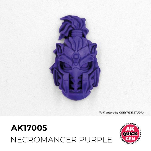 AK Interactive AK17005 NECROMANCER PURPLE – QUICK GEN COLOR 18ml