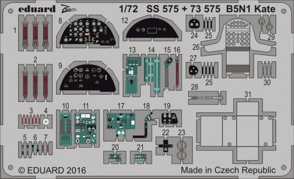 Eduard 73575 B5N1 Kate AIRFIX 1/72