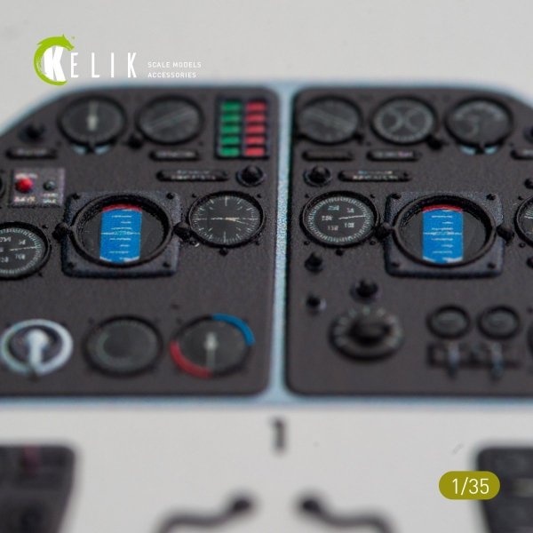 KELIK K35004 MI-4 INTERIOR 3D DECALS FOR TRUMPETER KIT 1/35