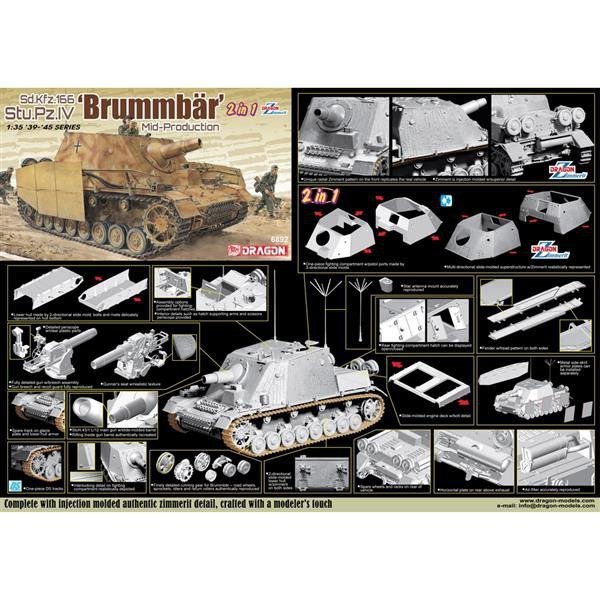 Dragon 6892 Sd.Kfz.166 Stu.Pz.IV 'Brummbär' 1/35