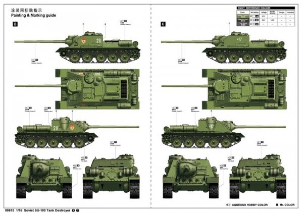 Trumpeter 00915 SU-100 SPG 1/16