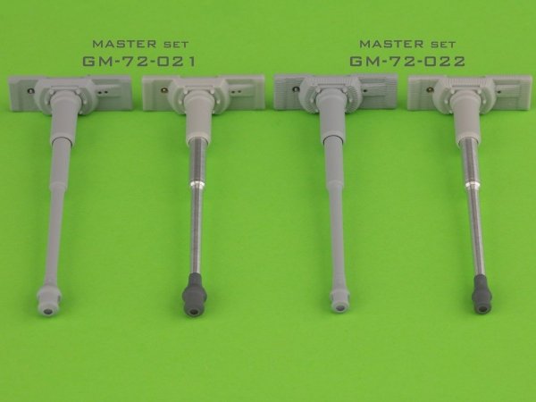 Master GM-72-022 PzKpfw VI Tiger I - MG-34 gun barrels &amp; 88mm KwK36 L/56 with late muzzle break and final version gun mantlet 1/72