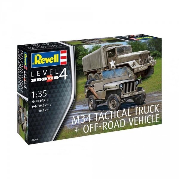 Revell 03260 M34 Tactical Truck + Off-Road Vehicle (1:35)