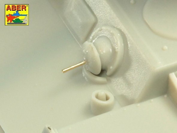 Aber 72L-70 Russian 107 mm ZIS-6 tank barrel for KV-2 (1:72)