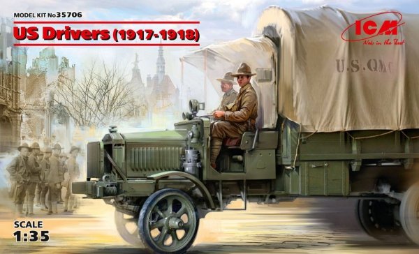 ICM 35706 US Drivers (1917-1918) (2 figures) 1/35