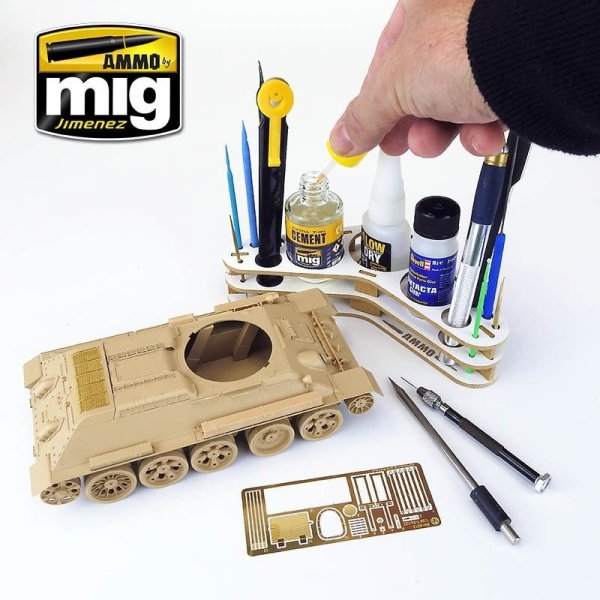 AMMO of Mig Jimenez 8028 BOOMERANG ORGANIZER (storage)