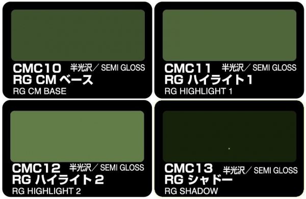 Gunze Sangyo CS-584 COLOR MODULATION SET RUSSIAN GREEN Ver.