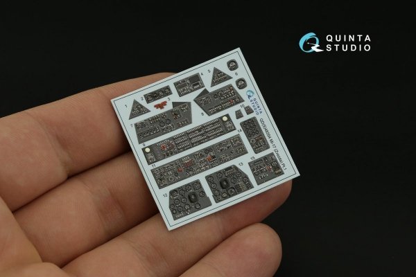 Quinta Studio QDS-48354 Mi-17 (Mi-8MT Export version) 3D-Printed &amp; coloured Interior on decal paper (Zvezda) (Small version) 1/48
