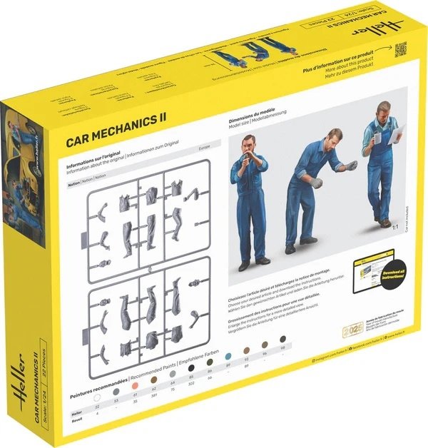 Heller 58756 Starter Kit - Car Mechanics II 1/24