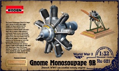Roden 621 Engine Gnome Monosoupape 9B 1/32