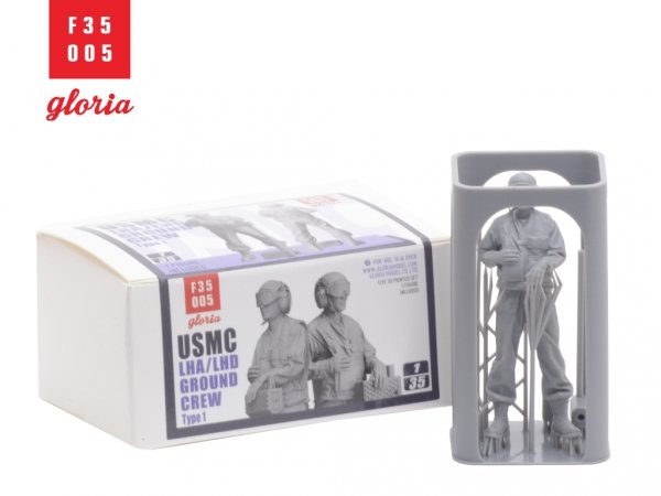 Gloria F35005 USMC LHA/LHD Ground Crew (Type 1) 1/35
