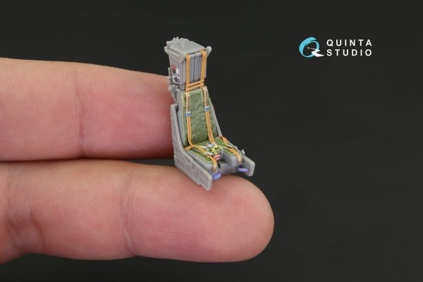 Quinta Studio QD48116 Mirage 2000D 3D-Printed &amp; coloured Interior on decal paper (for Kinetic kit) 1/48