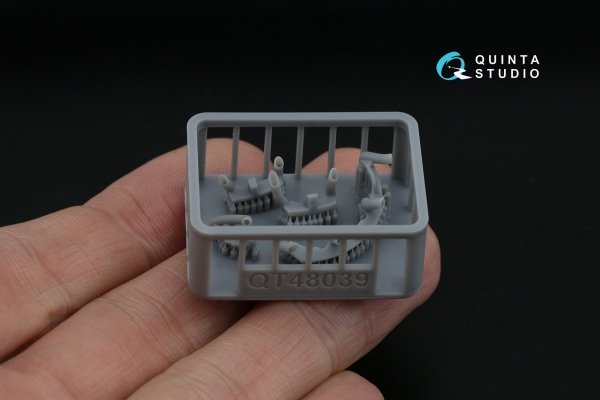 Quinta Studio QT48039 I-16 type 5, Exhaust pipes (Zvezda) 1/48