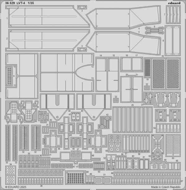 Eduard 36529 LVT-4 detail set ITALERI 1/35