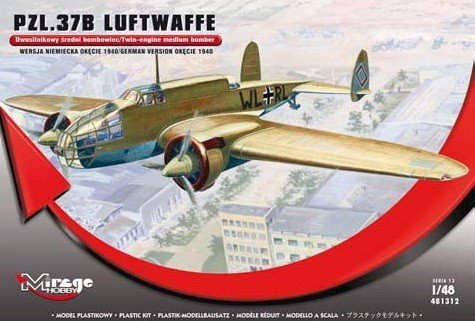 Mirage Hobby 481312 Łoś PZL 37 B/II bomber, Second production batch (1:48)