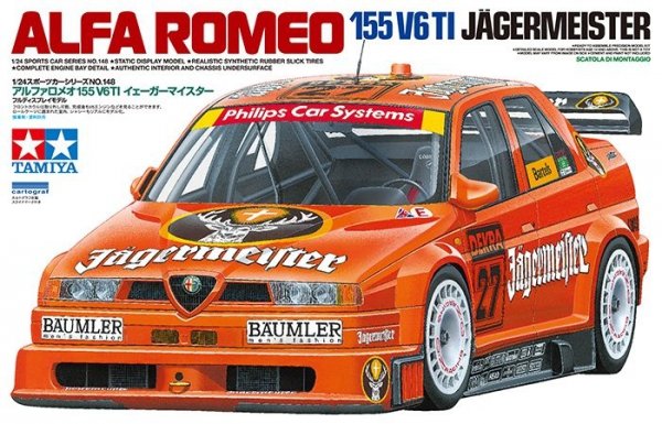 Tamiya 24148 Alfa Romeo 155 V6 TI Jagermeister