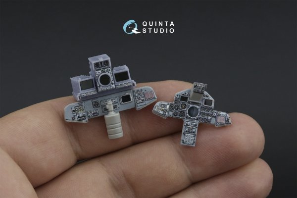 Quinta Studio QDS+48520 Tornado Gr.1 3D-Printed coloured Interior on decal paper (Italeri) (small version) (with 3D-printed resin parts) 1/48